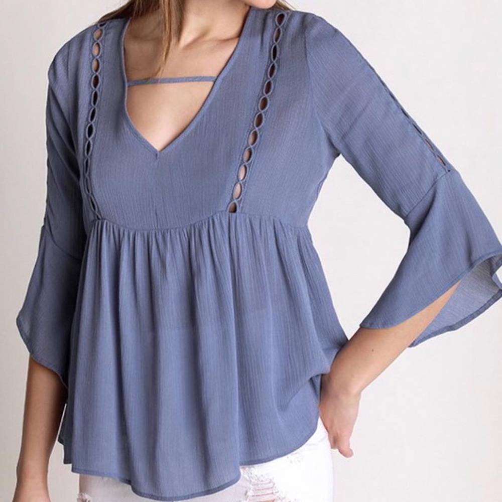 V neck loose top